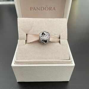 Pandora cz heart charm